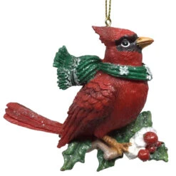Kurt Adler Woodland Cardinal Ornament
