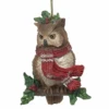 Kurt Adler Woodland Owl Ornament -Finest Christmas Decoration 010412B WOODLAND OWL ORNAMENT 49052.1646315097