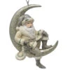 Kurt Adler Glittered Santa Sitting On Moon Ornament 2 Kurt Adler Glittered Santa Sitting On Moon Ornament -Finest Christmas Decoration 010594B Glittered Santa Sitting On Moon Ornament 38144.1648648509