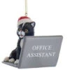 Kurt Adler Black Computer Cat With Santa Hat Ornament -Finest Christmas Decoration 010600A 65301.1627650196