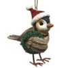 Kurt Adler Wren With Wreath Ornament 2 Kurt Adler Wren With Wreath Ornament -Finest Christmas Decoration 010633B WREN WITH WREATH ORNAMENT KURT ADLER 15292.1646415218