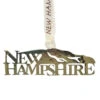 Brass New Hampshire Mountains Ornament -Finest Christmas Decoration 010761 Brass New Hampshire Mountains Ornament 53881.1665076618