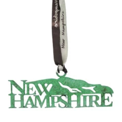 Green New Hampshire Mountains Ornament