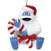 Bumble Holding Candy Cane Ornament -Finest Christmas Decoration 010974 Bumble With Candy Cane Ornament 79988.1659013897