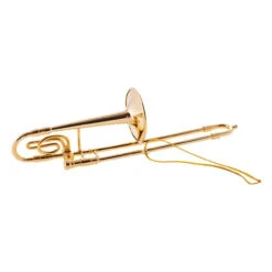 Trombone Ornament -Finest Christmas Decoration 011205 Trombone Ornament Side 04754.1678463748