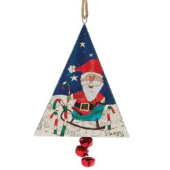 Santa Tin Ornament -Finest Christmas Decoration 011377 Santa Tin Ornament 2 91734.1659013877