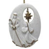 Glittered Holy Family Ornament -Finest Christmas Decoration 011861 Glittered Holy Family Ornament 32844.1648495767