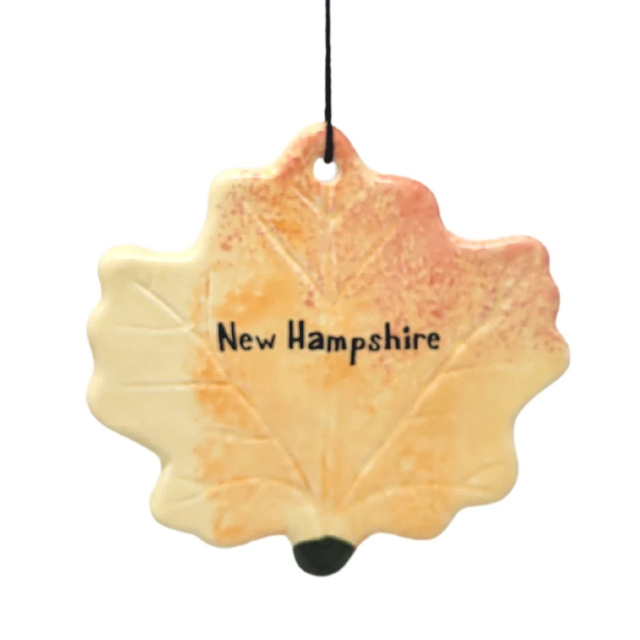 Maple Leaf New Hampshire Ornament 3 Maple Leaf New Hampshire Ornament