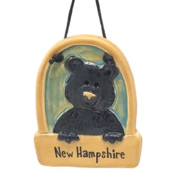Black Bear New Hampshire Ornament