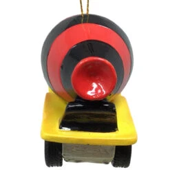 Kurt Adler Cement Truck Ornament -Finest Christmas Decoration 013076B Cement Truck Ornament back 88635.1648053471