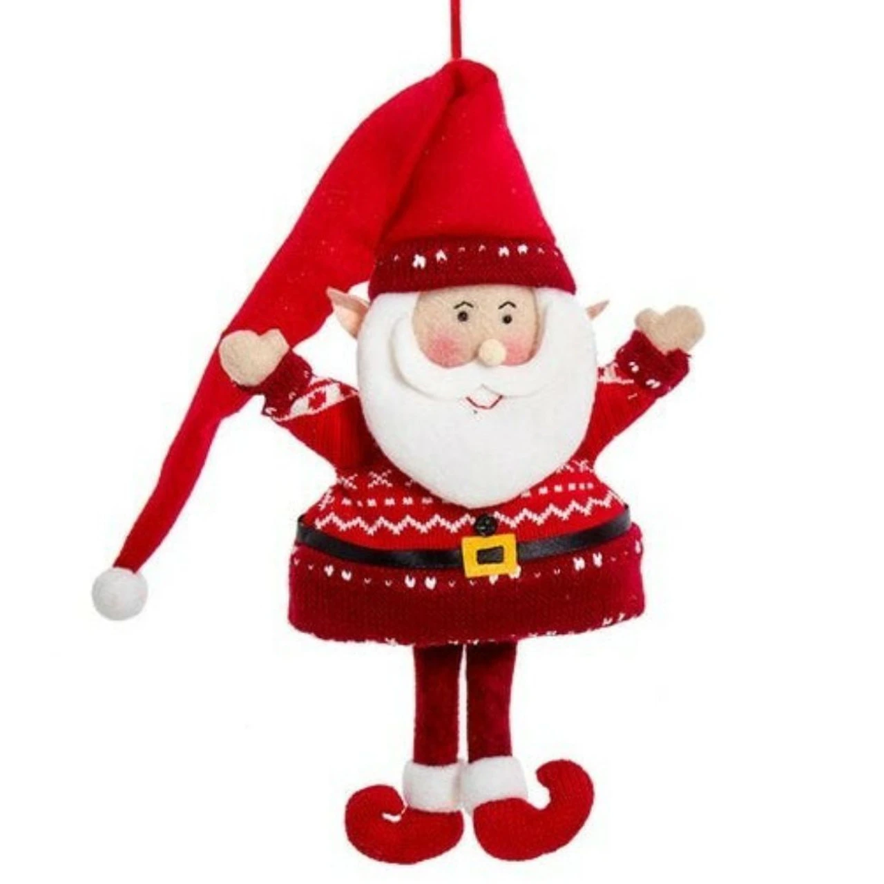 Kurt Adler Standing Red & White Santa Ornament 3 Kurt Adler Standing Red & White Santa Ornament