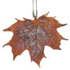 Iridescent Sugar Maple Leaf Ornament -Finest Christmas Decoration 013121 Iridescent Sugar Maple Leaf Ornament 40770.1665067384