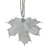 Silver Sugar Maple Leaf Ornament 1 Silver Sugar Maple Leaf Ornament -Finest Christmas Decoration 013131 Silver Sugar Maple Leaf Ornament 95949.1665067405