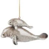 Cozumel Reef Mom And Baby Manatee Ornament -Finest Christmas Decoration 013512 Cozumel Reef Mom And Baby Manatee Ornament 02054.1664982891