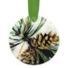 Pine Cone Disc Ornament 2 Pine Cone Disc Ornament -Finest Christmas Decoration 013672 Pine Cone Disc Ornament 17410.1665157891