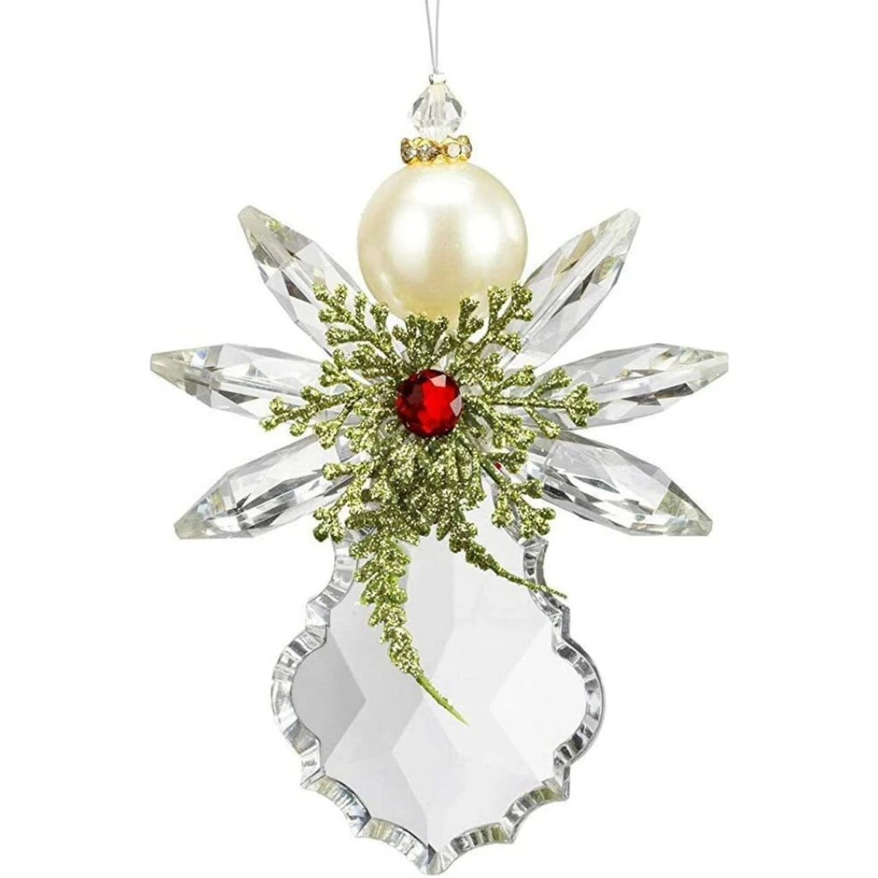 Crystal Expressions Pearl Angel Acrylic Ornament