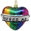 Cody Foster - Queer AF Love Heart Ornament -Finest Christmas Decoration 014298 Cody Foster Queer AF Heart Ornament 45655.1653507949
