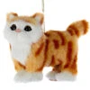 Kurt Adler Plush Orange Tabby Cat Ornament 1 Kurt Adler Plush Orange Tabby Cat Ornament -Finest Christmas Decoration 014762A 34471.1653764841