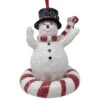 Snowman Tubing Ornament 1 Snowman Tubing Ornament -Finest Christmas Decoration 017019A Snowman Tubing Ornament 66775.1654199451