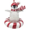 Penguin Snow Tubing Ornament 1 Penguin Snow Tubing Ornament -Finest Christmas Decoration 017019B Penguin Snow Tubing 48662.1654099623