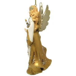 Kurt Adler Blonde Angel Ornament -Finest Christmas Decoration 019237B Blonde Angel Ornament Left 46803.1647886500