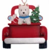 Kurt Adler Personalized West Highland Terrier In Back Of Truck Ornament -Finest Christmas Decoration 019429 Personalized West Highland Terrier In Back Of Truck Ornament 20123.1650389774