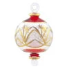 Egyptian Glass - Small Red And Gold Ornament -Finest Christmas Decoration 040702 Egyptian Glass Small Red and Gold Ornament 22446.1662644302
