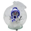 LED Glass Snowman In Blue Hat Ornament -Finest Christmas Decoration 044000C LED Glass Snowman In Blue Hat Ornament 80390.1668178824