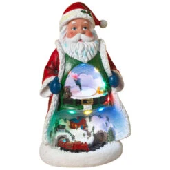 B/O Lighted Santa Musical Box