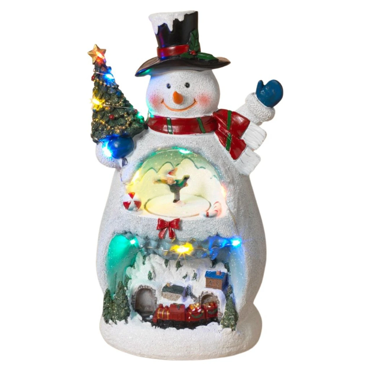 B/O Lighted Snowman Musical Box 3 B/O Lighted Snowman Musical Box
