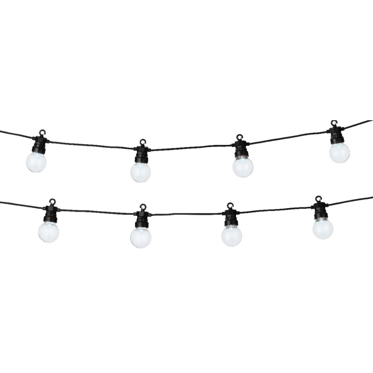 Lumineo LEDs Connect 20 LED Warm White Party Lights Black Wire Starter Set 4 Lumineo LEDs Connect 20 LED Warm White Party Lights Black Wire Starter Set - Image 2