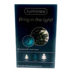 Lumineo Christmas Tree Micro LED Warm White Lights On Green Wire Easy Hang Loop For 7ft Tree -Finest Christmas Decoration 070965 side finished 58179.1668372001