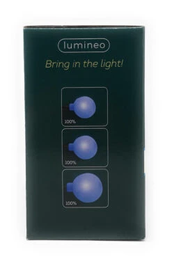 Lumineo 120 LED Color Changing Cherry Lights Black Wire -Finest Christmas Decoration 072348 side 2 done 93981.1636648189