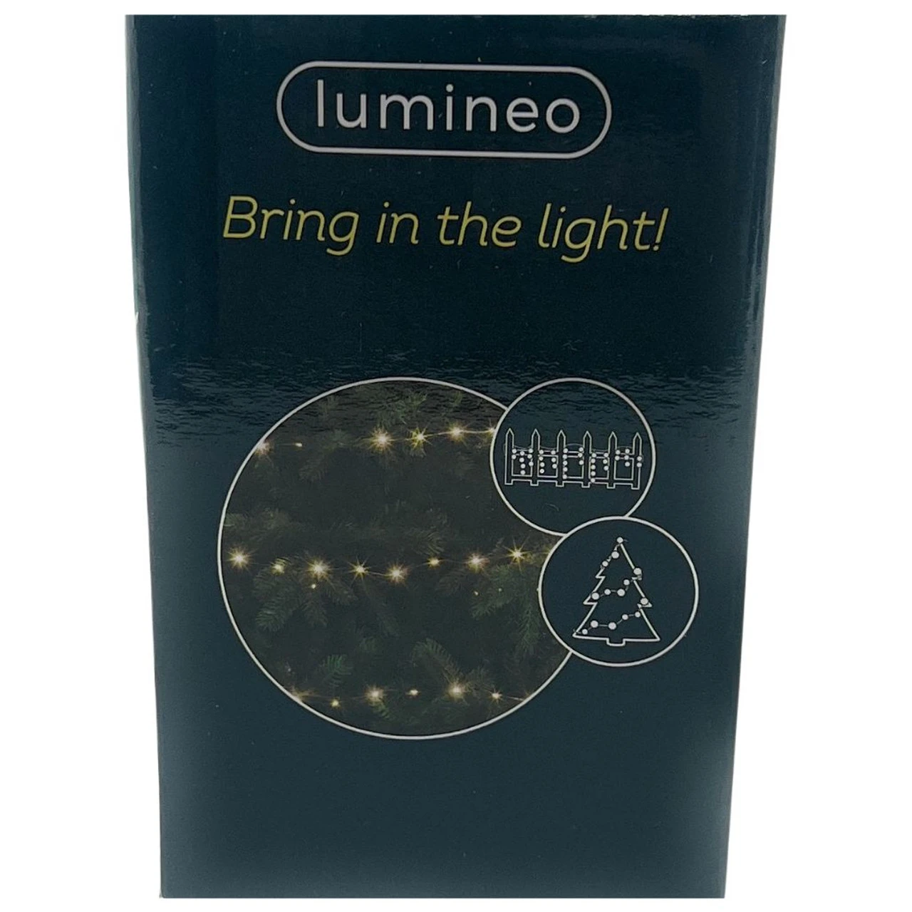 Lumineo 240 Micro-LED Warm White Twinkle Lights Silver Wire - Image 4