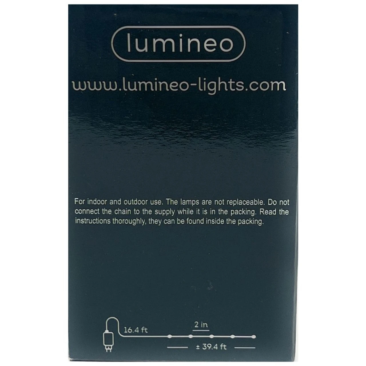 Lumineo 240 Micro-LED Warm White Twinkle Lights Silver Wire - Image 2