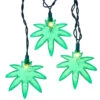 Kurt Adler 10-Light Cannabis Light Set -Finest Christmas Decoration 074330 Kurt Adler 10 Light Cannabis Light Set 07830.1650646990