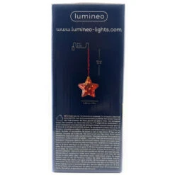 Lumineo Micro LED Red Glass Star -Finest Christmas Decoration 076308 Micro LED Red Glass Star Side 2 44587.1668441164