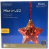 Lumineo Micro LED Red Glass Star -Finest Christmas Decoration 076308 Micro LED Red Glass Star 75336.1668441172