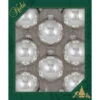 Set Of 8 Bright Silver Glass Ornaments 1 Set Of 8 Bright Silver Glass Ornaments -Finest Christmas Decoration 100121 Set of 8 Bright Silver Glass Ornaments 45737.1666632290