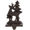 Moose Christmas Stocking Holder Made From Metal