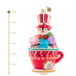 Christopher Radko - Cupful Of Cuteness! Ornament -Finest Christmas Decoration 1020800.FRT 97898.1636722097