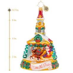 Christopher Radko - Worshippers Welcome Ornament 7 Christopher Radko - Worshippers Welcome Ornament -Finest Christmas Decoration 1020906.FRT R 72759.1636721034