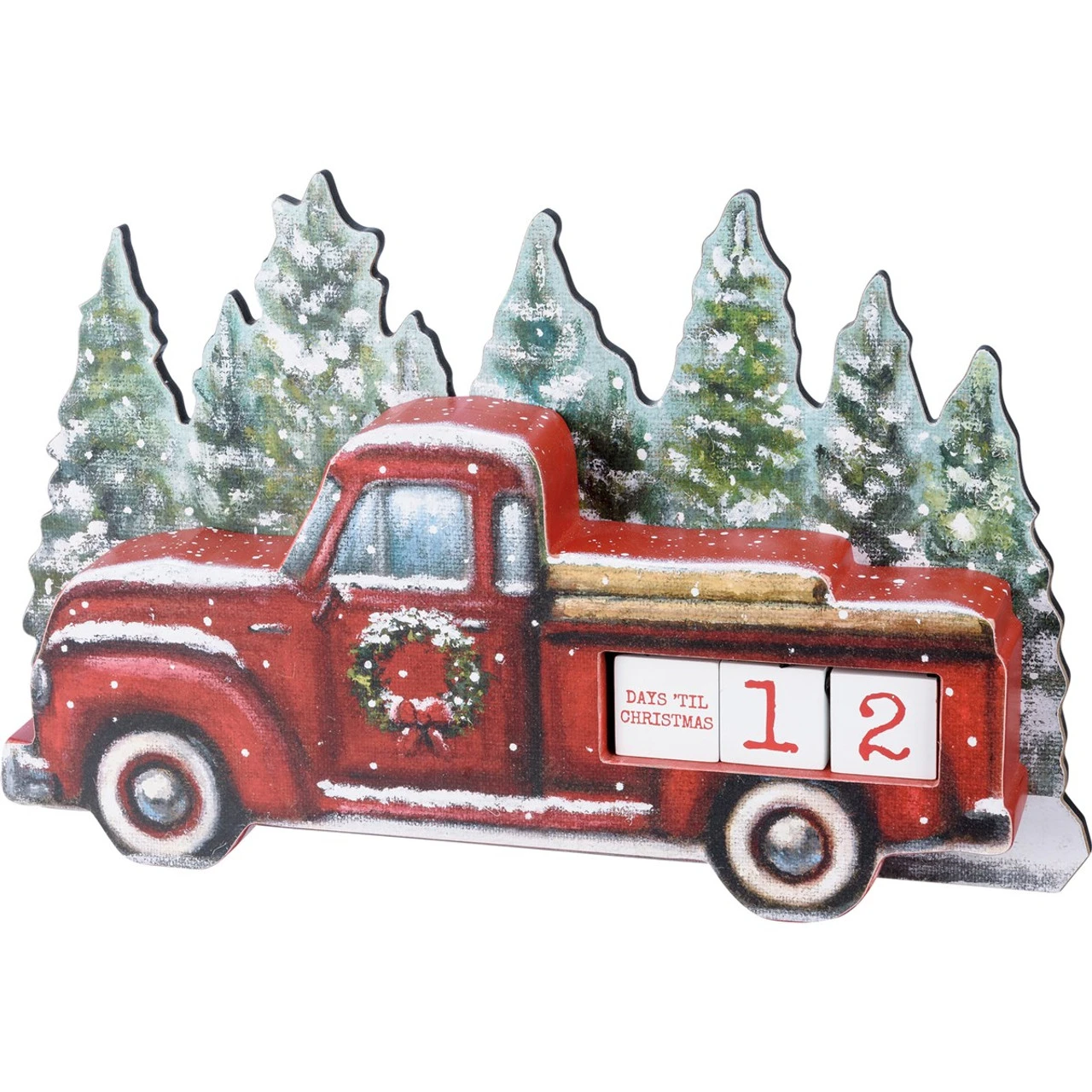 Block Countdown - Red Truck 3 Block Countdown - Red Truck