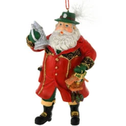 German Santa Resin Ornament