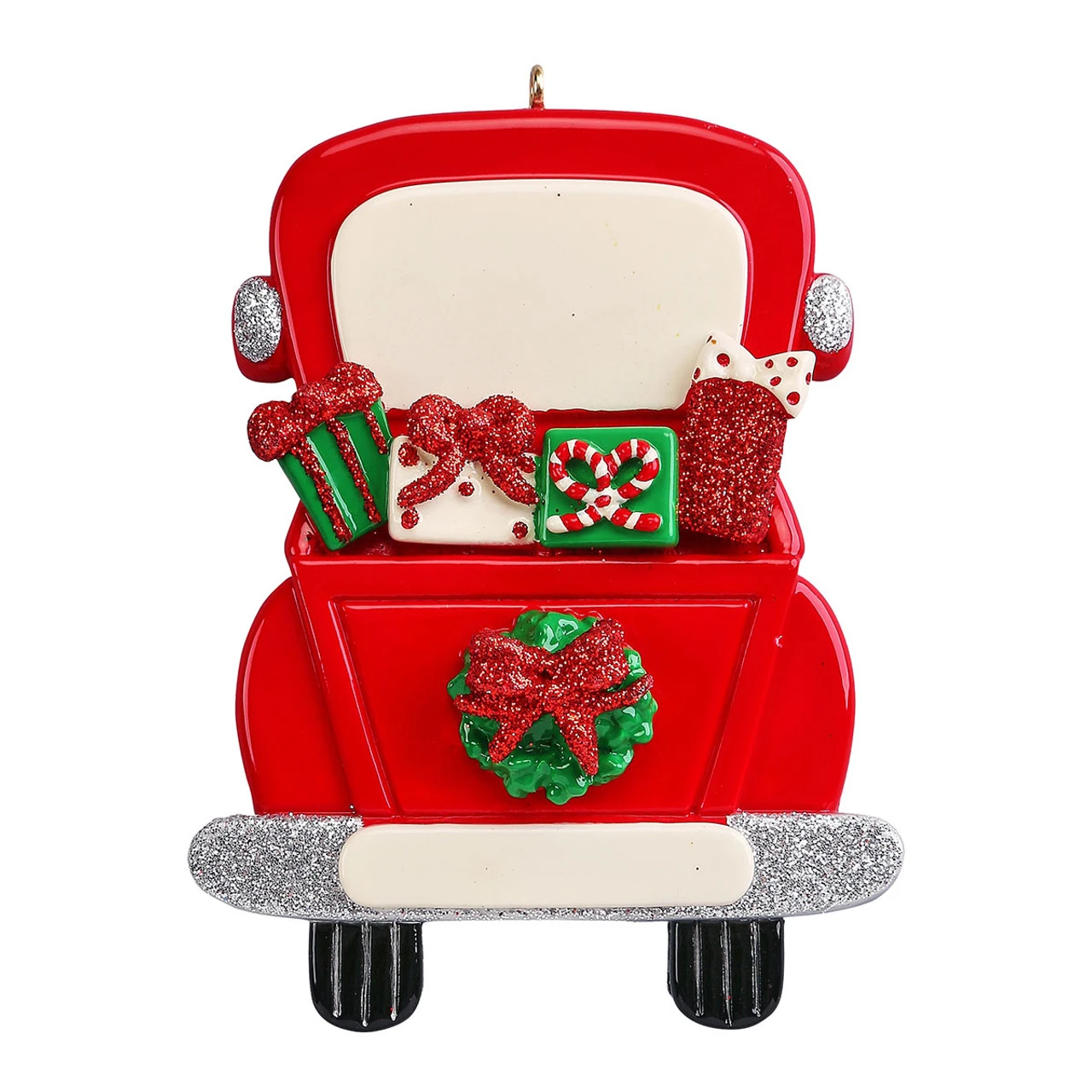 Personalized Christmas Day Pick-Up Truck Ornament 3 Personalized Christmas Day Pick-Up Truck Ornament