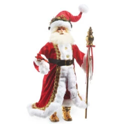 22.5" Santa With Staff Figurine