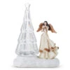 Christmas Tree Water Lantern Swirling Glitter Shimmer With Angel