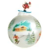 Ski Ornament With Santa Figurine Skiing -Finest Christmas Decoration 1152 Untitled design 40609.1679168271