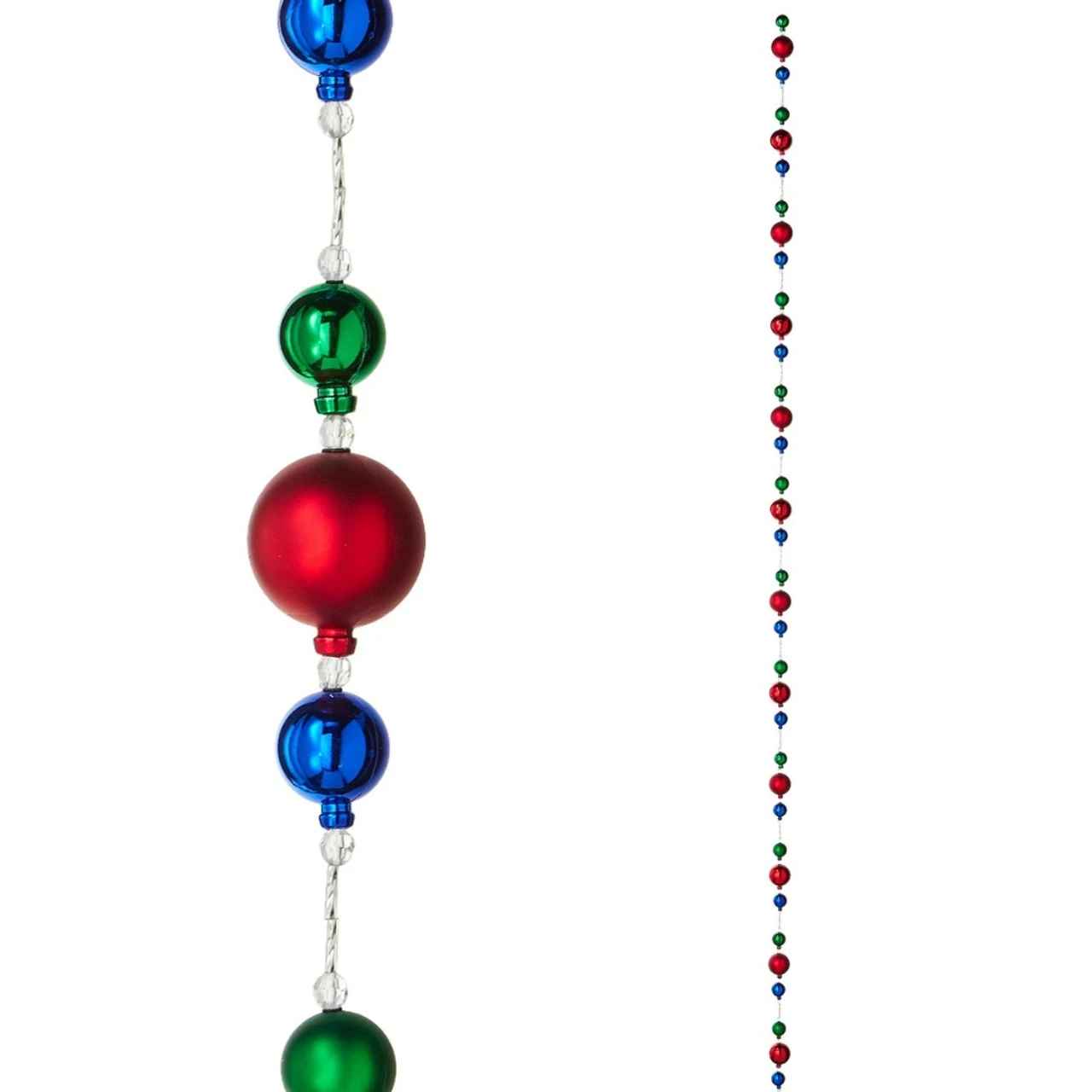 Red, Blue And Green Classic Ball Garland 3 Red, Blue And Green Classic Ball Garland