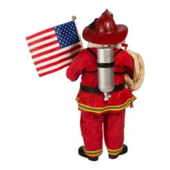 Kurt Adler Fabriché™ Fireman With American Flag Santa 8 Kurt Adler Fabriché™ Fireman With American Flag Santa -Finest Christmas Decoration 118 Untitled design 2 33294.1652793723